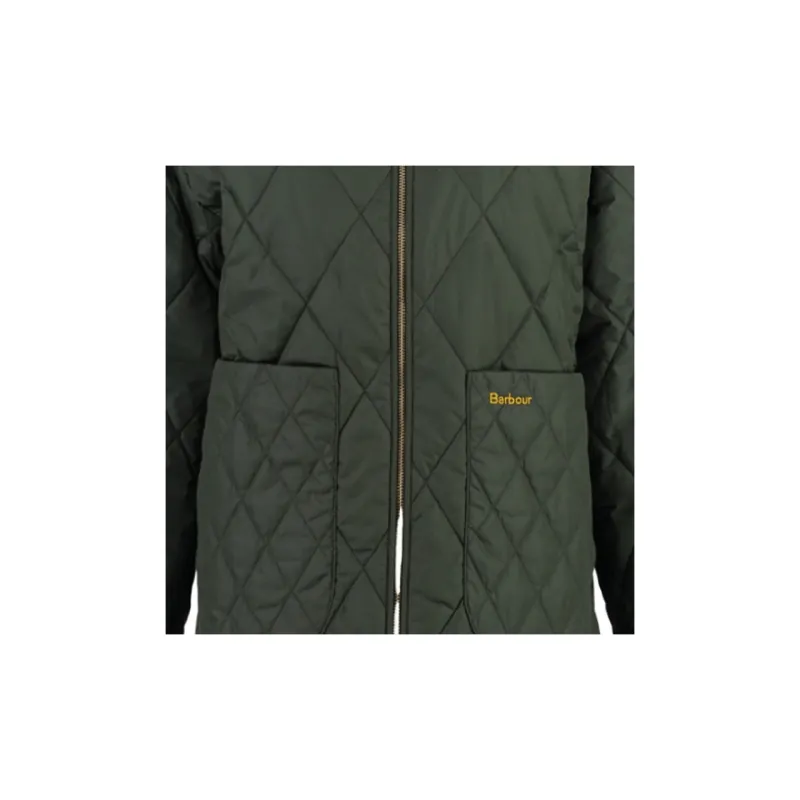BARBOUR FW23 Puffer Jacket Women's Green-5
