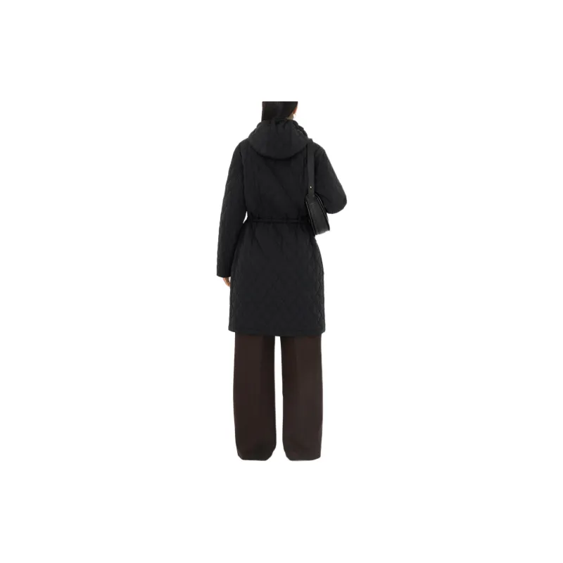 Burberry Quilted Hooded Down Coat-3