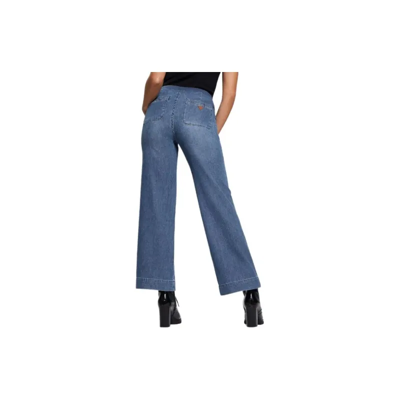 GUESS Rina Wide Leg Jeans Jeans Women's Blue-2