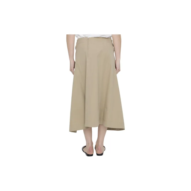 Bottega Veneta Asymmetric Hem Midi Skirt-3