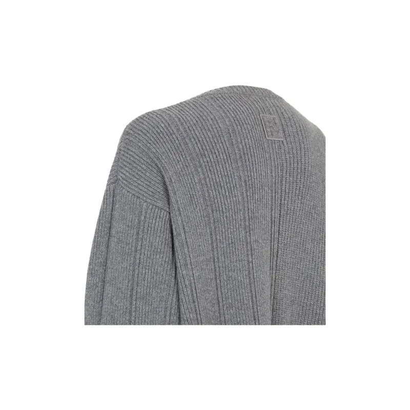 FENDI Open Front Knitted Cardigan-3