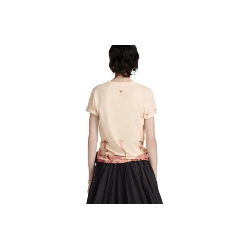 DIOR T Shirts Women's Beige-3