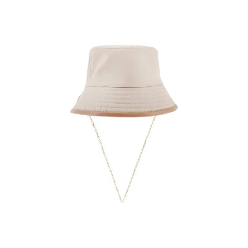 MaxMara Cotton Bucket Hats Women's Light Umber-2