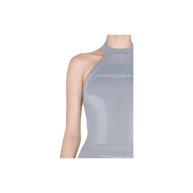 Misbhv Tank Top Women's Gray Blue-3