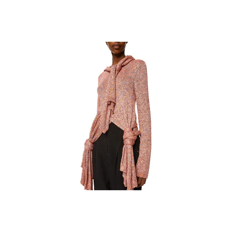 LOEWE SS21 Slim Fit Sweater Women's Vintage Pink-3