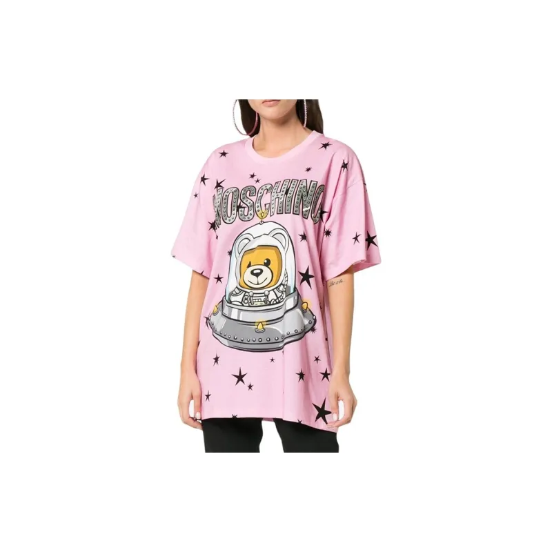 MOSCHINO SS21 T Shirt Women's Pink-2