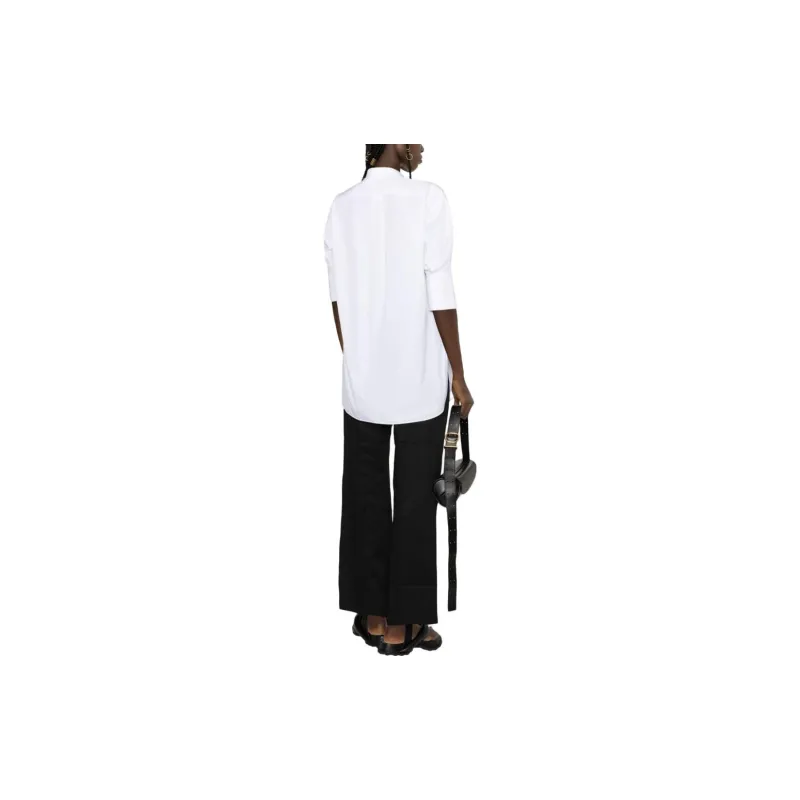 JIL SANDER Friday Puff sleeve Cotton Shirt-3