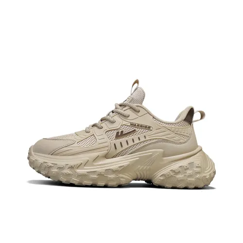 Warrior Abrasion Resistant Lightweight Height Increasing Low Top Chunky Sneakers Men's