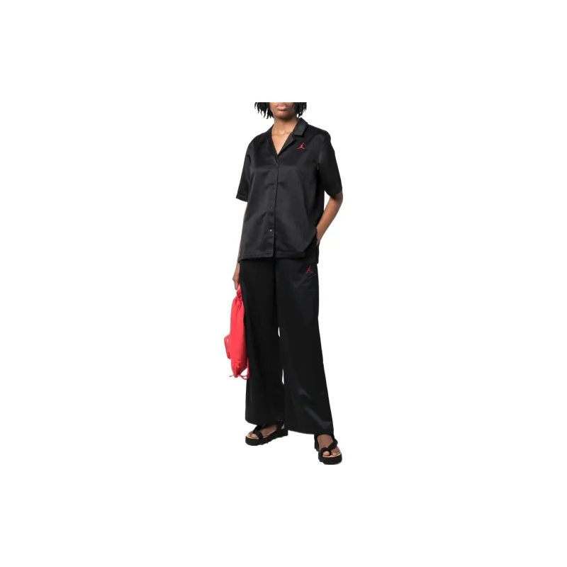 Jordan Knitted Sweatpants Women's Black-1