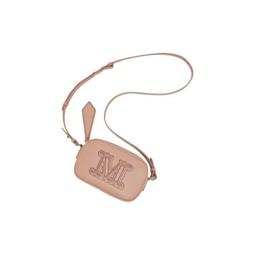 MaxMara Cow Leather Shoulder Bag Crossbody Bag Women's Pink