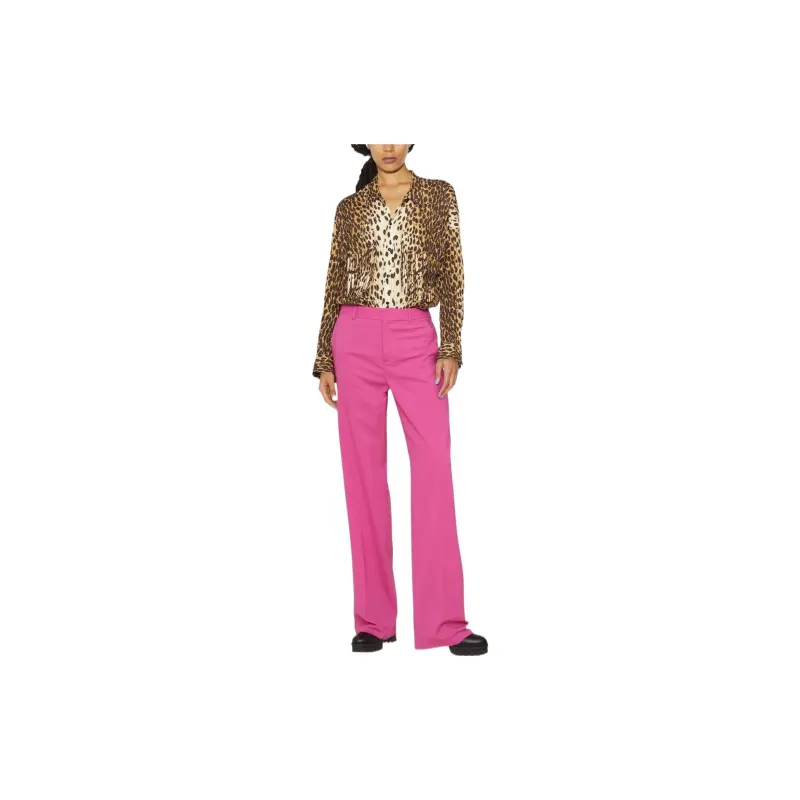 DSQUARED 2 Logo Plaque Wide Leg Trousers-1