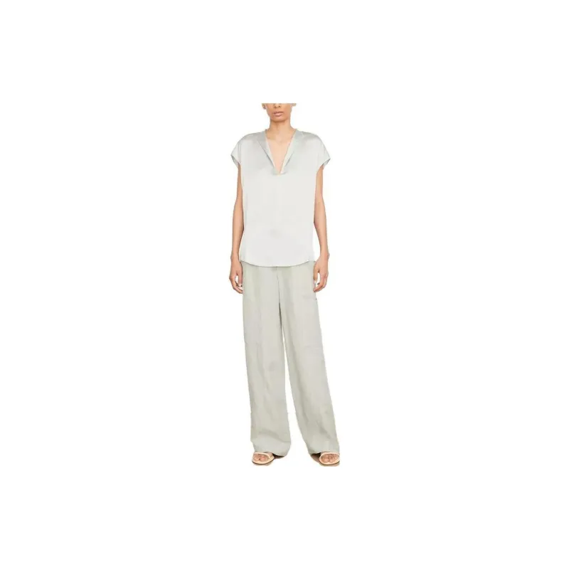 VINCE Shirts Women's Light Gray-1
