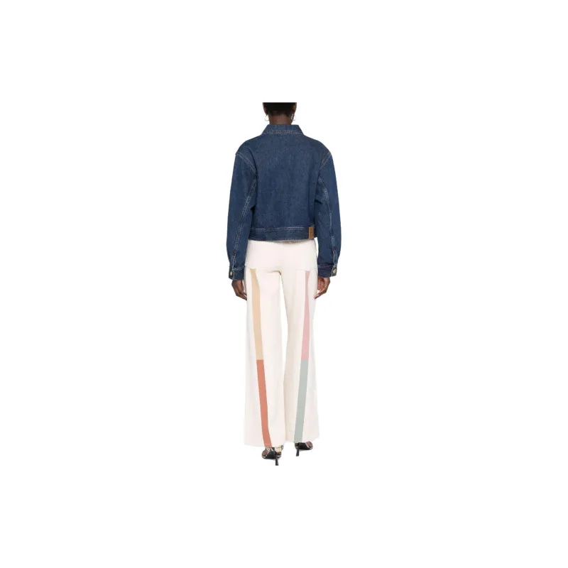 TOTEME Cropped Denim Jacket-2