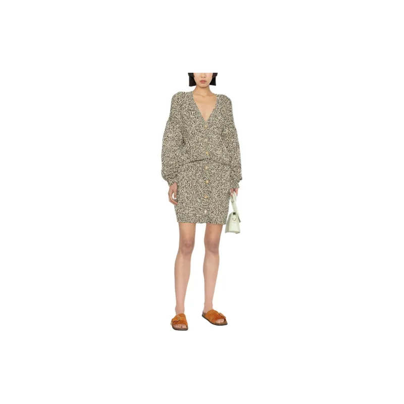 NANUSHKA Two tone Jersey Knit Cardigan-1