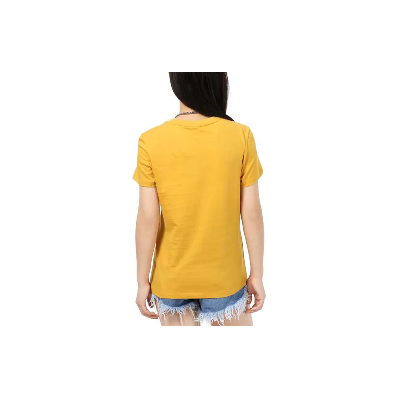 PUMA ESS T Shirts Women's Yellow-2
