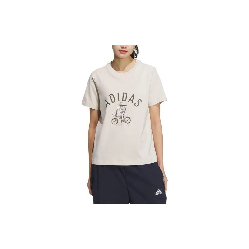Adidas T Shirt Women's Bauxite Brown-1