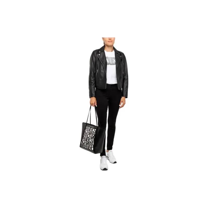 EMPORIO ARMANI Nappa lambskin Biker Jacket-1