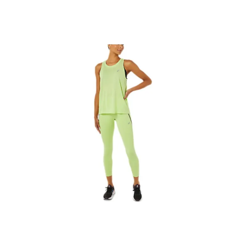 Asics Race High Waist Tight Leggings Women's Light Green-1