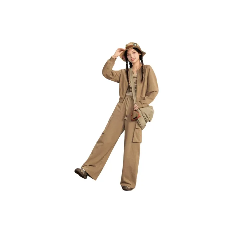 ZIHAN Casual Suit Women's Khaki-1