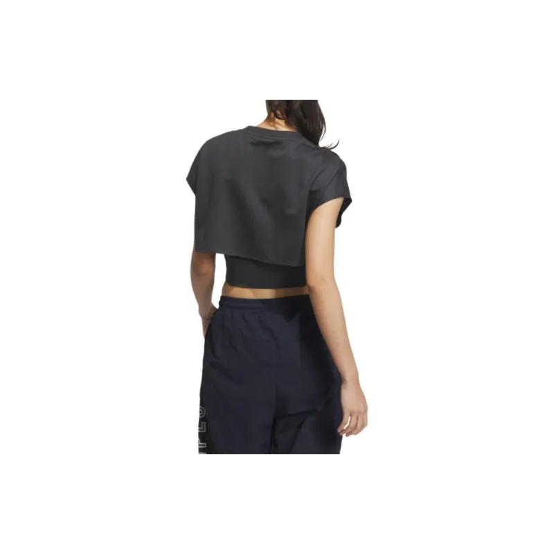Adidas COLORBLOCK T Shirt Women's Black-1