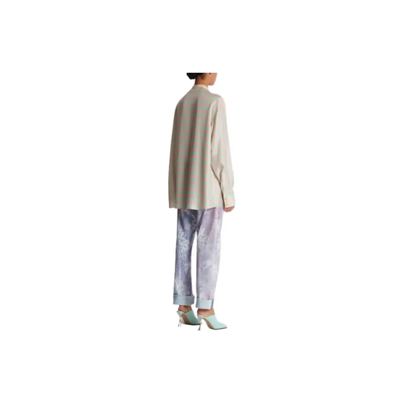 BALMAIN Shirt Women's Pink Green Multicolor-2