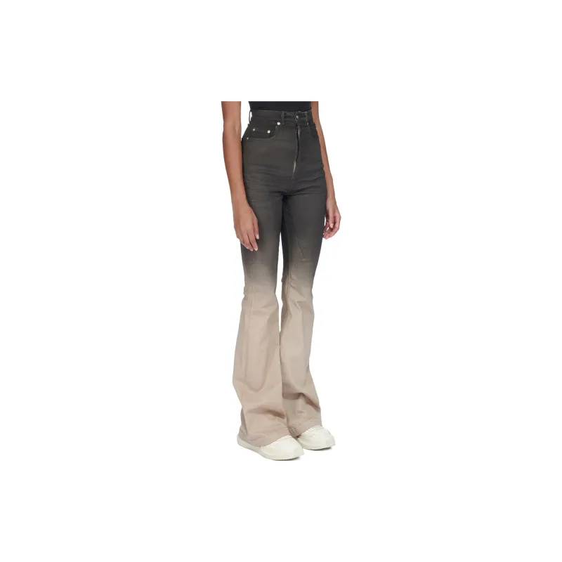 Rick Owens DRKSHDW FW23 Jeans Women's Black Gradient-2