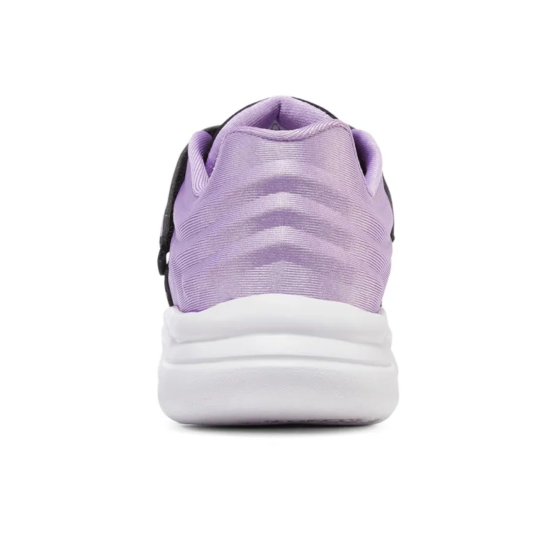 Skechers Cushioning And Breathable Low Top Kids Lifestyle Shoes Black Purple Teenagers-4