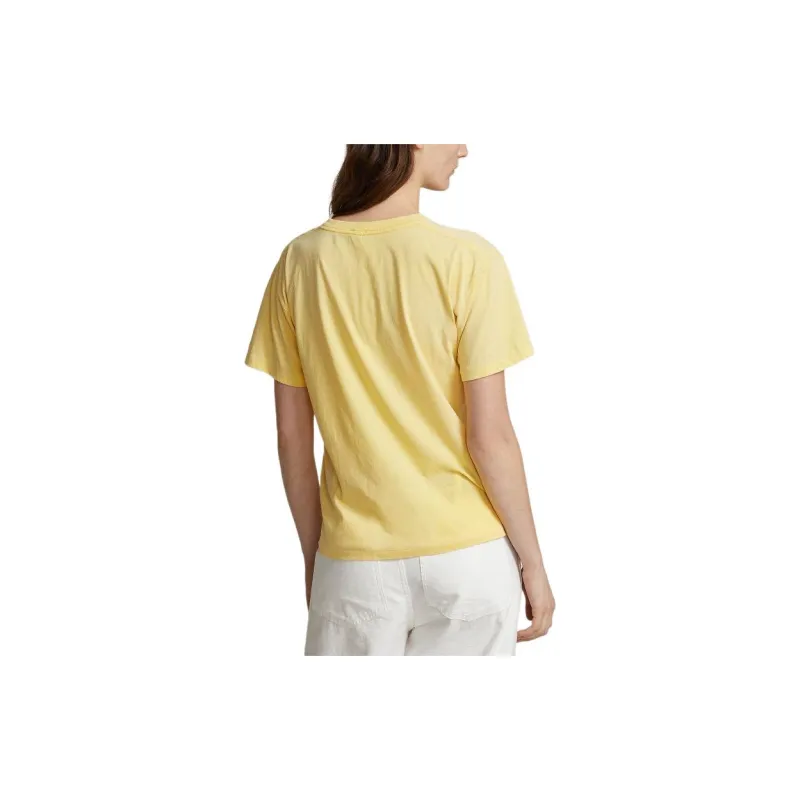 Polo Ralph Lauren SS24 T Shirt Women's Autumn Yellow-3
