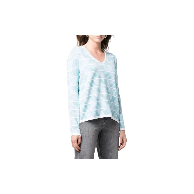 EMPORIO ARMANI Graphic print Scoop neck Jumper-4