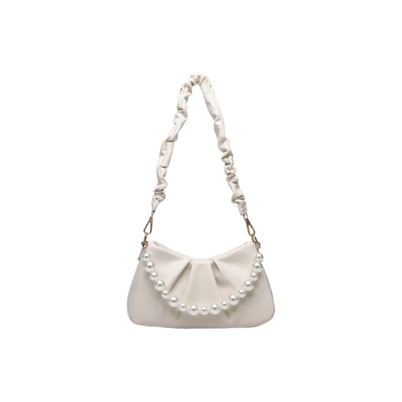 NOMK PU Shoulder Bag Regular Women's Ecru-10