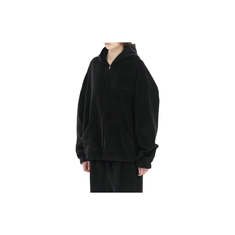 WE11DONE Logo embroidered Hoodie-2