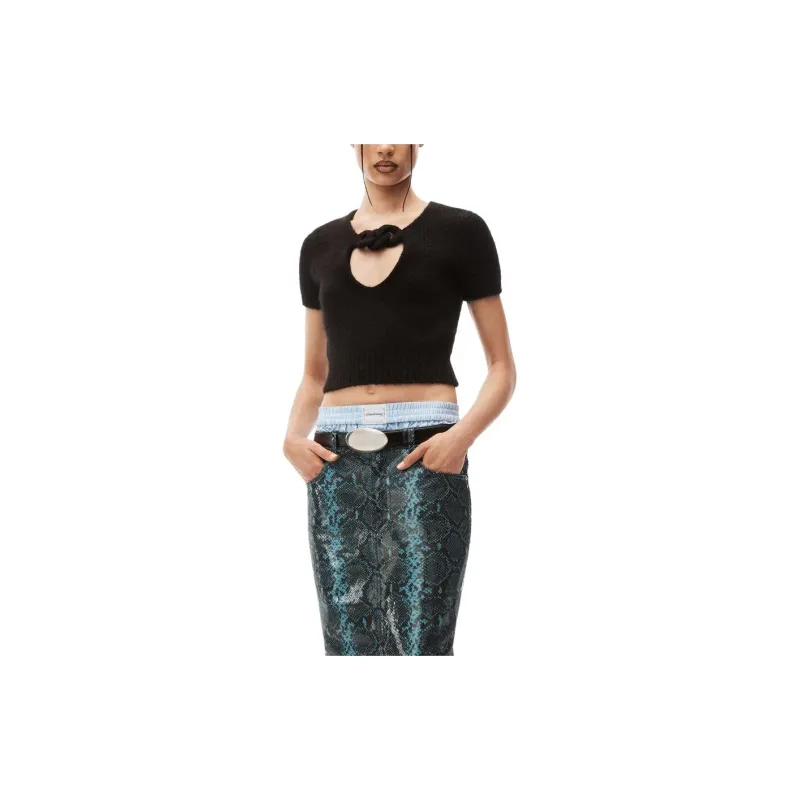 Alexander Wang Circle Cut Out Knit Top-2