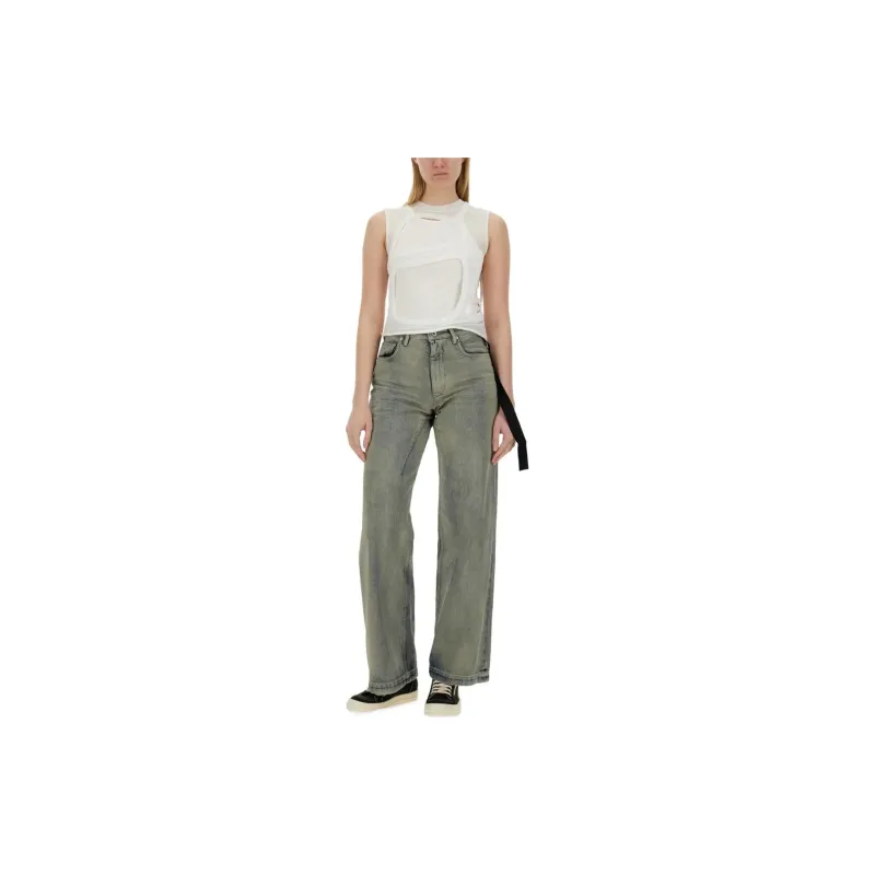 Rick Owens DRKSHDW Cut Out Crewneck Sleeveless Top-2