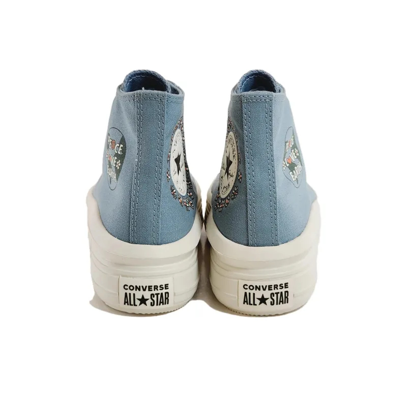 Chuck Taylor All Star Women's Converse Move Platform High 'Peace Love Earth' Women's-3