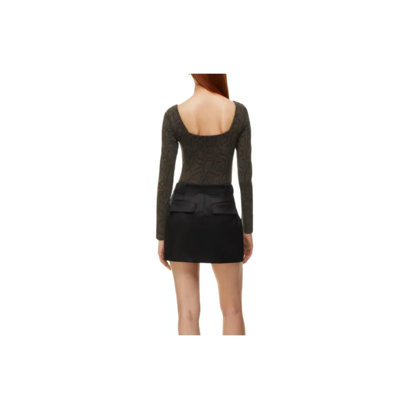 ARITZIA Bodysuits Women's Coffee Bean/Black/Coffee Bean/Black-3