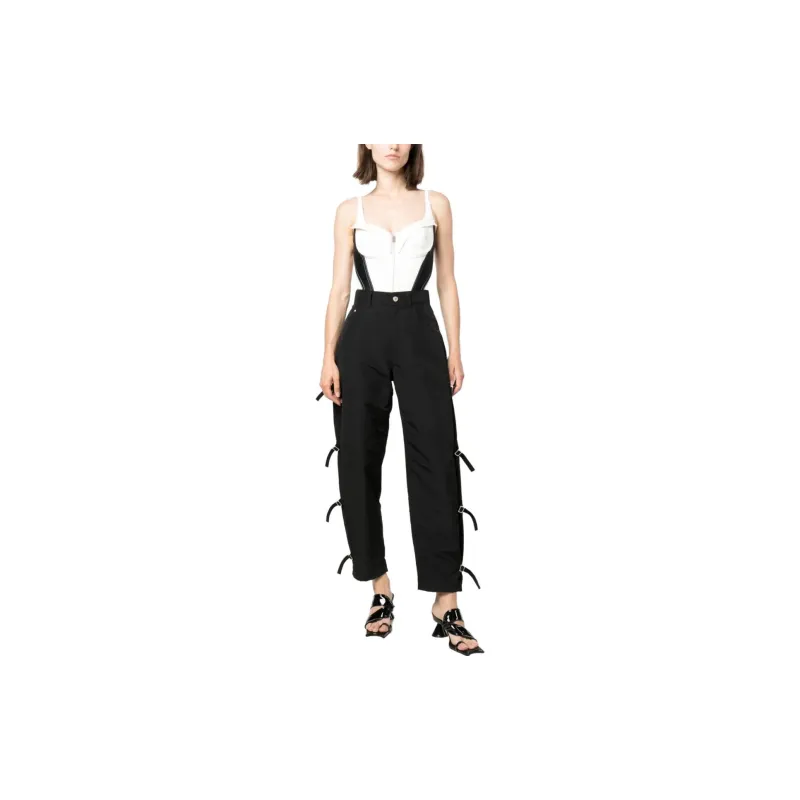 Mugler Denim Bustier Bodysuit-1