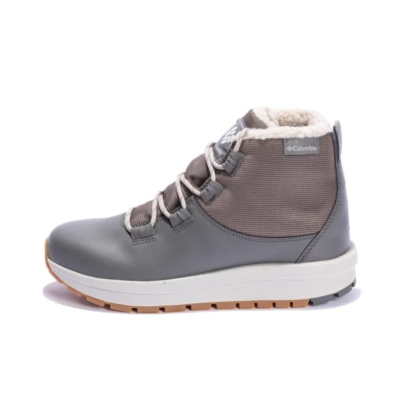 Columbia Slip Resistant Thermal Mid Top Hiking Shoes Women's Gray-0