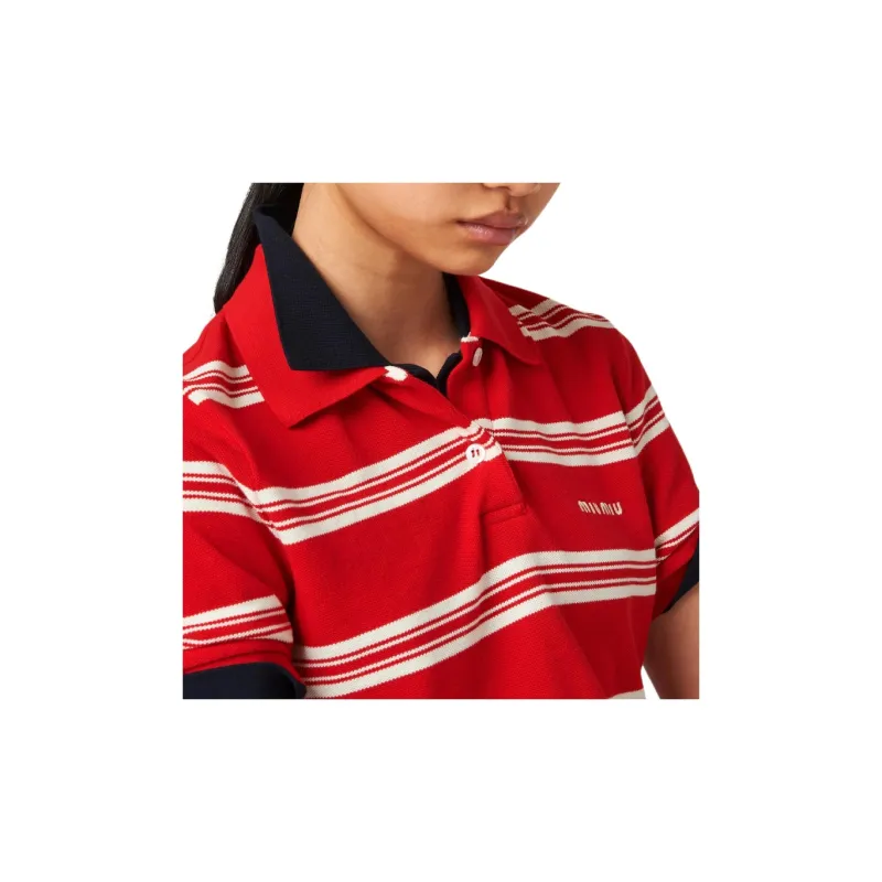 MIU MIU Polo Shirts Women's Red-5