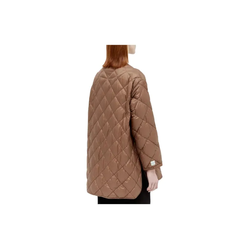 MaxMara Buttoned Long-Sleeved Quilted Jacket-1