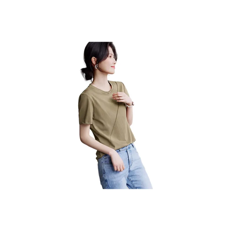 XWI T Shirts Women's Green-2