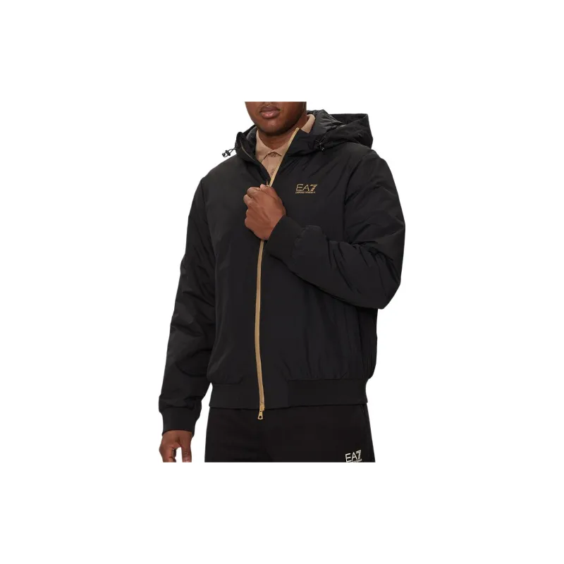 EMPORIO ARMANI Logo Printed Zipped Jacket-2