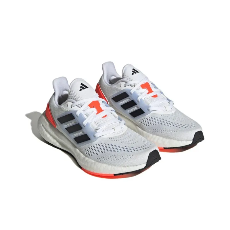 Adidas Pureboost 22 Low Top Kids' Running Shoes Gray Black Teenagers-2