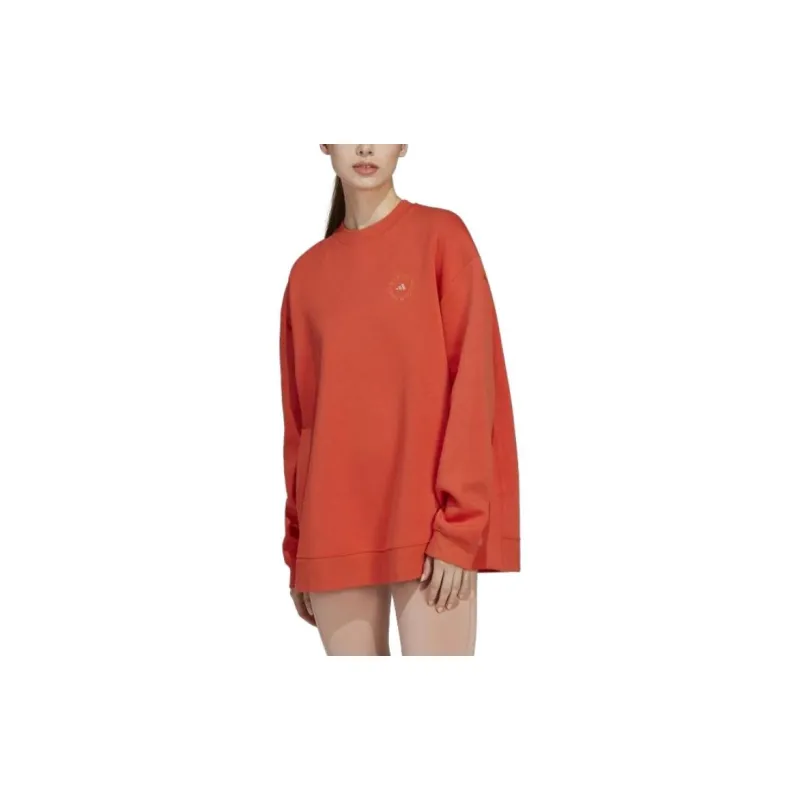 Adidas Sweatshirt Women's Orange Red-1