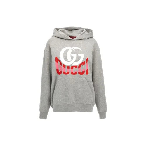 GUCCI Long Sleeved Logo Printed Hoodie