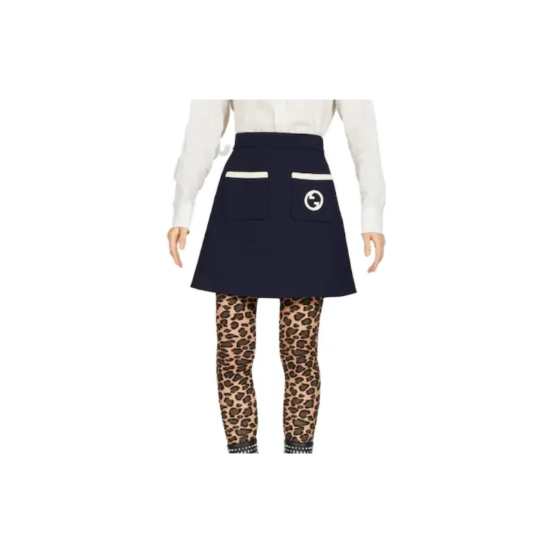 GUCCI Retro Tweed Skirt-2