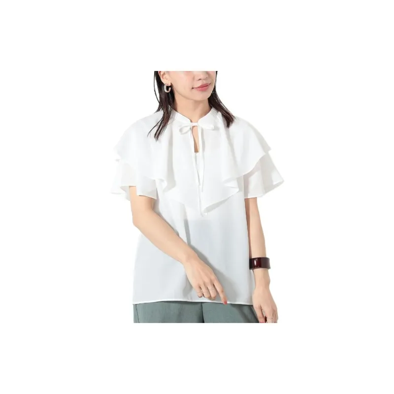 Beams Shirts Women's White-3