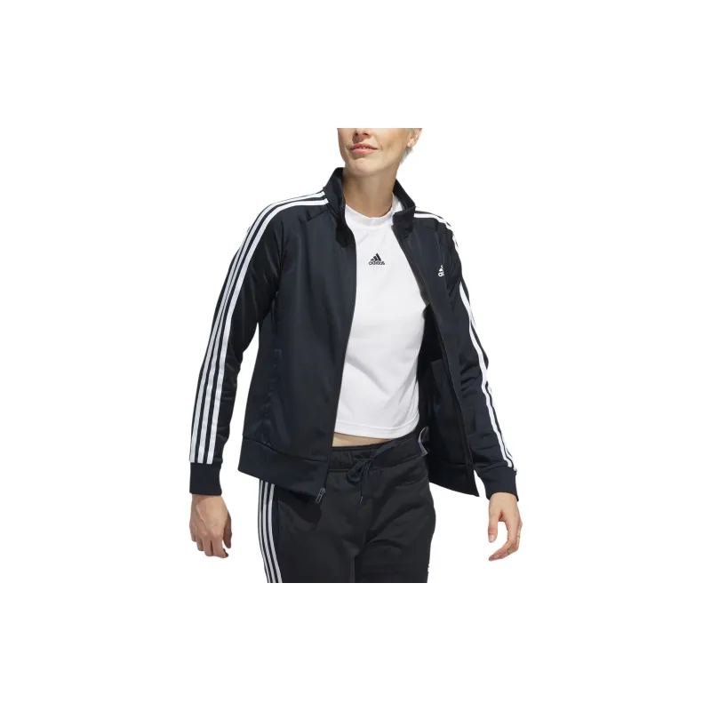 Adidas Free Shipping With AdiClub Primegreen Essentials Warm Up Slim 3 Stripes Track Jacket-3