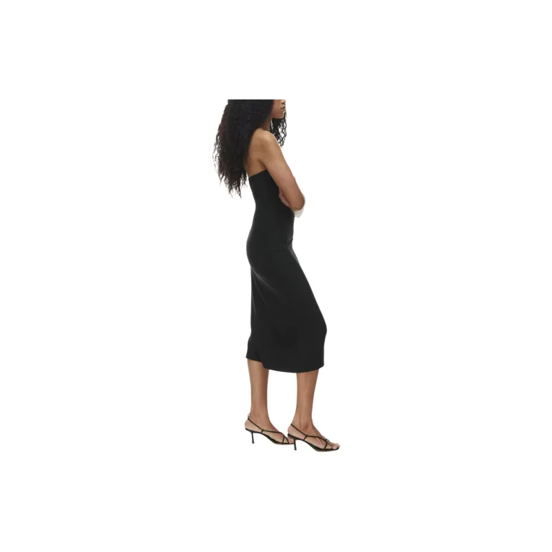 ARITZIA Wilfred New Corelli Midi Dress Sleeveless Dress Women's BLACK/Black-4