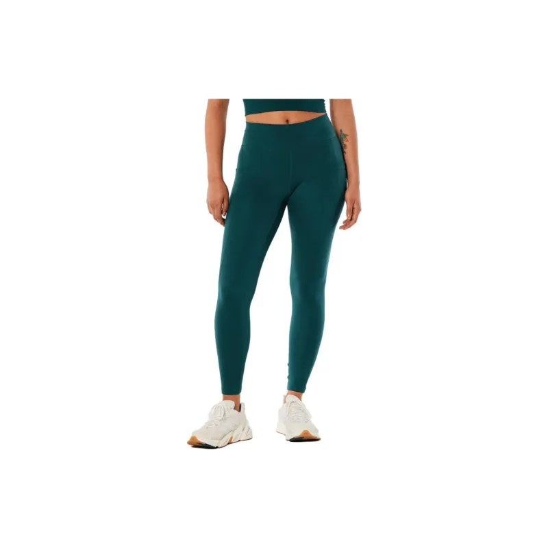 Hollister Leggings Women's Dark Blue Green-1