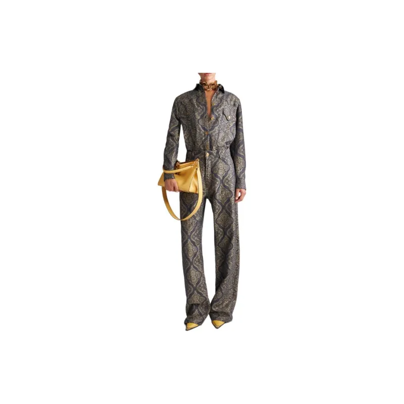 ETRO Paisley Printed Straight Leg Trousers-2